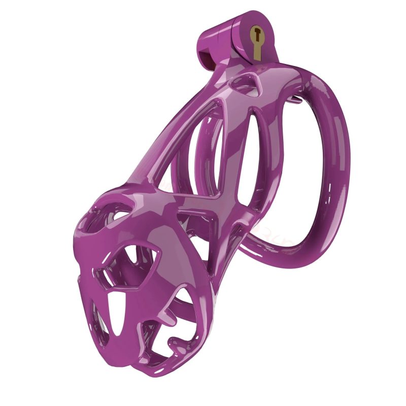 large pink chastity cage