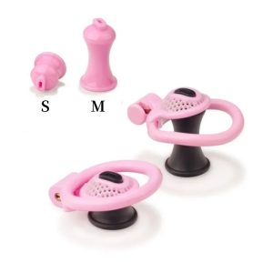 pink negative chastity cage