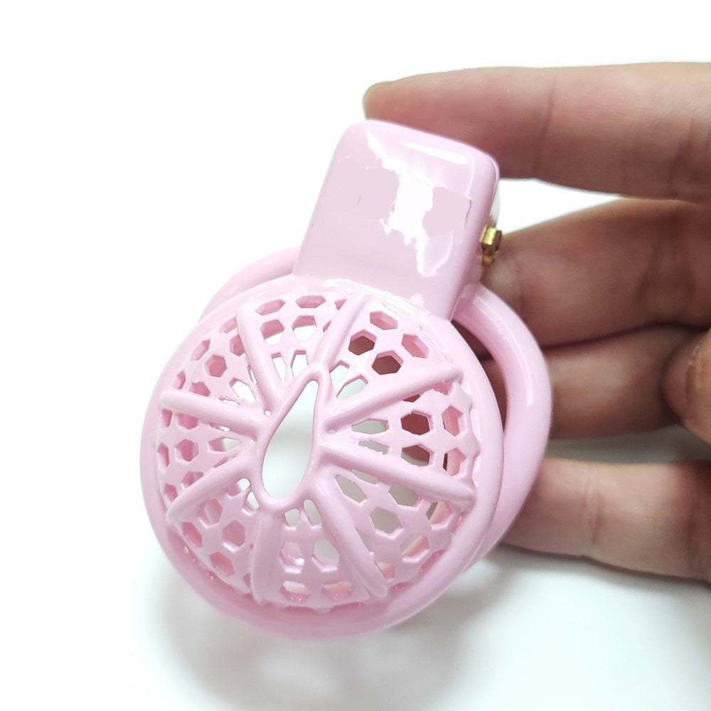 Silicone Chastity Cages - Pink Chastity Cage-Add a Touch of Pink to ...